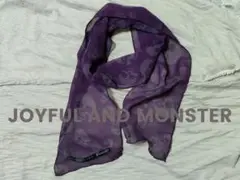 JOYFUL AND MONSTER　スカル柄　スカーフ