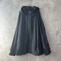 ユニクロ　ナイロンパーカー　3XL オーバーサイズ　　黒　スタンドカラー　大きめ