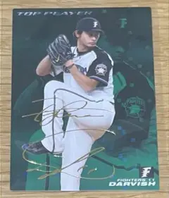 カルビー 2011 日本ハムファイターズ ダルビッシュ有 金箔サインカード