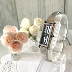 【動作OK】GUCCI グッチ 腕時計 レクタンギュラ シルバー 1500L