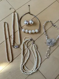 パール　アクセサリー　まとめ売り