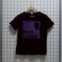 DRUG STORE'S 黒 Tシャツ グラフィックプリント