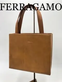 フェラガモ ブランド ブラウン ハンドバッグ ショルダーバッグ 2way