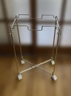 無印良品　ステンレスワイヤー たためるごみ袋ホルダー　②
