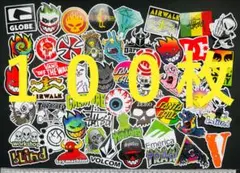 全100枚 スケボー ストリートアート グラフィティ ファッション ステッカー