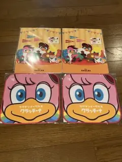 楽天イーグル•ハンドタオル2枚と下敷き2枚