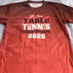 JUIC 卓球 Tシャツ 男女共用Mサイズ ブラウン 2020
