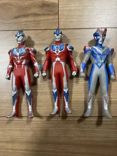 ウルトラマンギンガ　ギンガストリウム　ビクトリーナイト　ソフビ　ライブサイン有