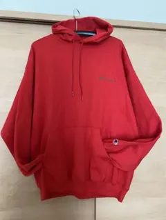 チャンピオンレッドメンズパーカーXLサイズ