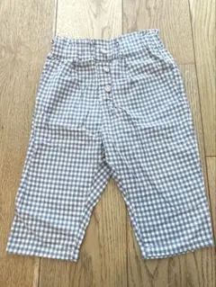 花柄ボタンの七分丈パンツ 100cm