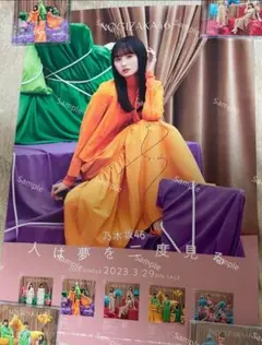 乃木坂46 32ndシングル「人は夢を二度見る」サイン入りポスター 遠藤さくら