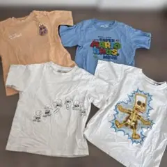 まとめ売り120サイズキャラクターTシャツセット 4枚