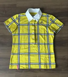 le coq sportif　チェック柄ゴルフシャツ