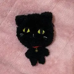 黒猫デザイン ジッパーポーチ フェイスポーチ