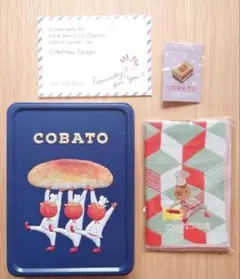 【残１組】コバト缶 ＆ピンバッジ ＆ トリプルガーゼタオル＆冊子〚最終価格〛