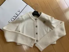 新品タグ付き‼️Foxeyフォクシーカシミア100% コンパクトカーディガン ルネ