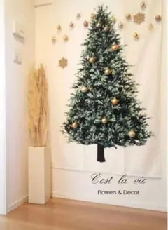 大人気★再入荷SNS映え クリスマス タペストリー 壁掛け クリスマスツリー 布