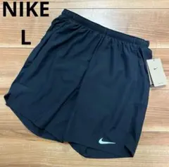 L NIKE ランニング ハーフパンツ インナーつきパンツ　ショートパンツ