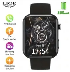 LIGE スマートウォッチ 300mAh