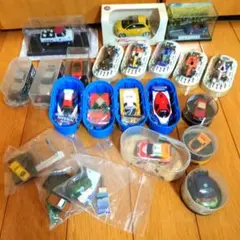ミニカーセット トラックモデル グレーと赤などいろいろセット
