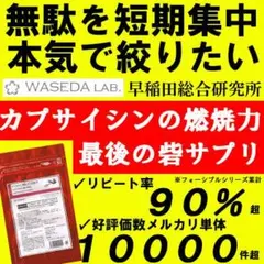 タイムセール❗お得2ヶ月分✨早稲田総合研究所ダイエットサプリ シボラナイト等にも