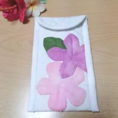 ☆ハンドメイド　ハワイアンキルトのメガネケース　ペンケース　キャシー中島さん