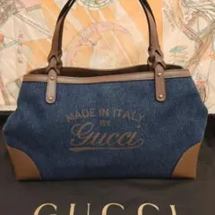 GUCCI トートバッグ デニム