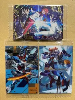 ジークアクス　ウエハース【SR　マチュ＆ニャアン＆シュウジ】ティザービジュアル