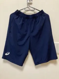 asics トレーニングハーフパンツ XS ネイビー