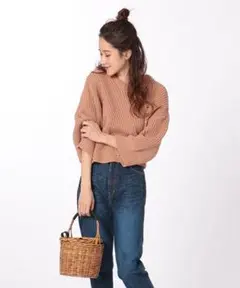 エトレトウキョウ すっきり着丈♪クロップドニット