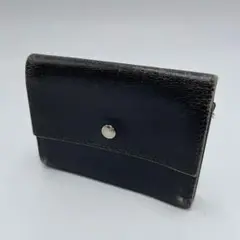 Hermes エルメス コインケース ブラック レザー 二つ折り 黒