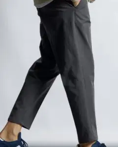 LANVIN en Bleu ウールライク 1タック イージースラックス