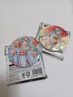 初音ミク　はんなり京都　缶バッジ