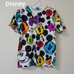 ディズニー カラフルMickey　Tシャツ M