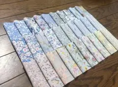 リバティ♡はぎれセット/10㎝角・30枚（空色Flower）