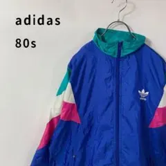 adidas 80s ナイロンジャケット マルチカラー アディダス トレフォイル