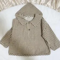 テータテート　セーラー　ギンガムチェック　長袖　90