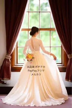 グランマニエ銀座　ウェディングドレス 二次会 結婚式　ラメ　3Ｄフラワー グランマニエ銀座 ウェディングドレス 二次会 結婚式 ラメ 3D