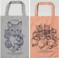 新品未開封 ボリス雑貨店新作 布ショッパー秘密会議 まねきニャンコ　2点