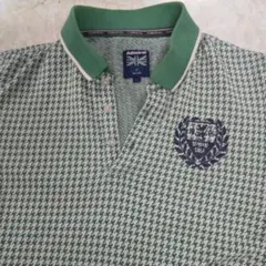 【送料無料!Admiral Golf ハウンドトゥースシャツ Lサイズ】