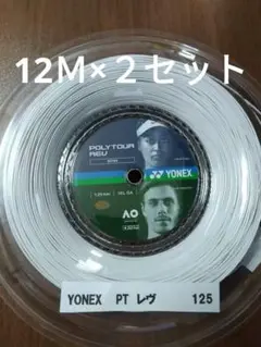 YONEXポリツアーレブ125 12Ｍ×２セット