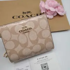 新商品　COACH　コーチ　折り財布　スナップウォレット　正規品