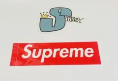 supreme STUSSY ステッカー