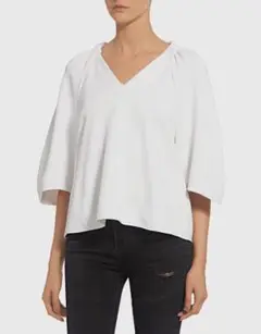 TIBI ティビ トップス カットソー ホワイト XS