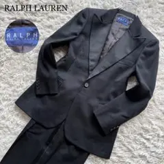 美品 RALPH LAUREN ラルフローレン タキシードスーツ ブラック 9