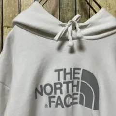 《メキシコ製》THE NORTH FACE 白★パーカー 2XL ビッグロゴ