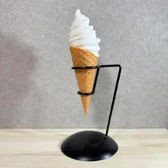 ソフトクリーム　ディスプレイ バニラ　フェイク　食品サンプル　プラスチック製