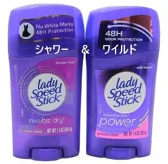 デオドラントLady Speed Stick2種シャワーu0026ワイルド 関東から発送