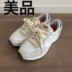 美品　NIKE ナイキ ホワイト スニーカー　レディース 22.5cm