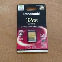 Panasonic 32GB Class 10 SDHCメモリーカード